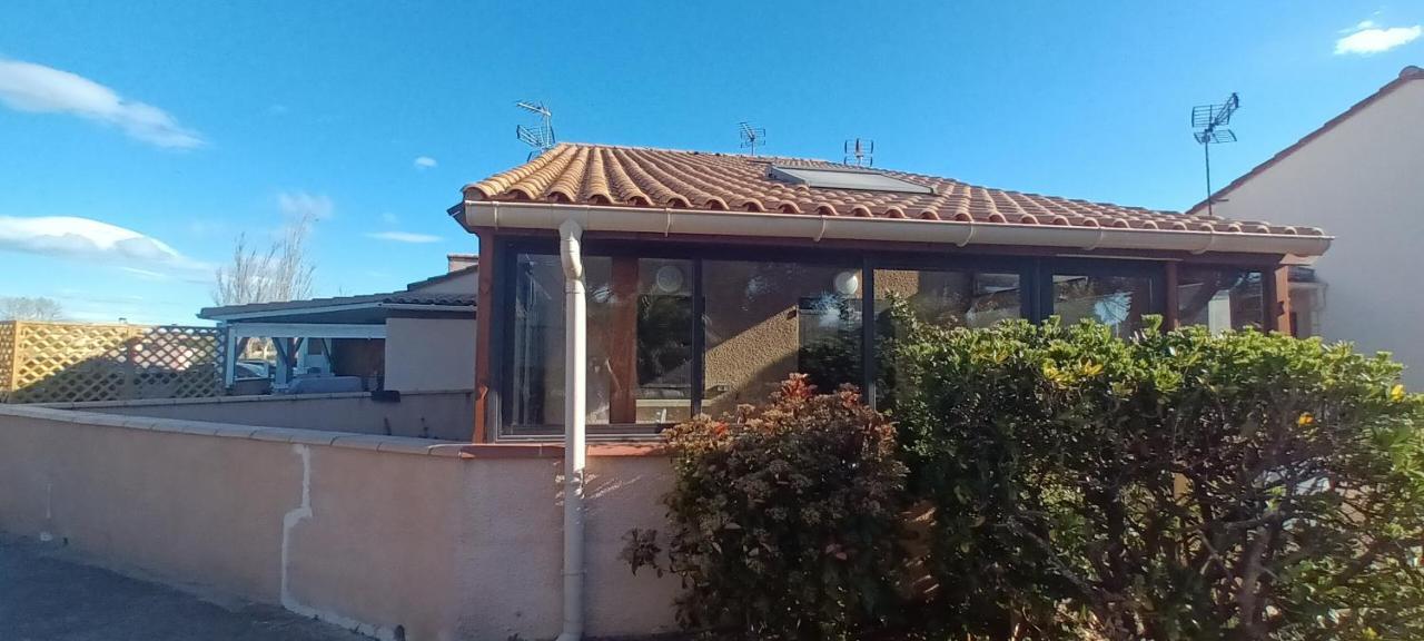 Patios De La Mer Villa A 200 M De La Plage- Clim - Wifi - Parking Saint-Cyprien  Eksteriør bilde